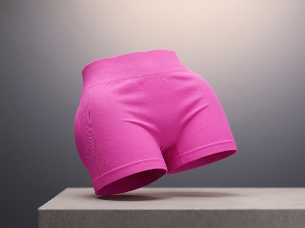ForgeFit seamless gym shorts, hot pink
