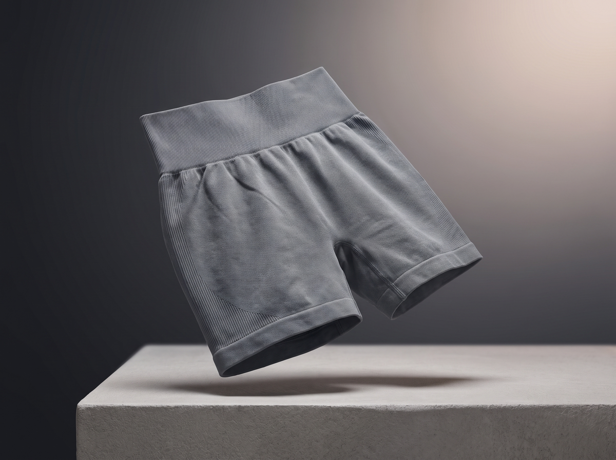 ForgeFit seamless gym shorts, gray